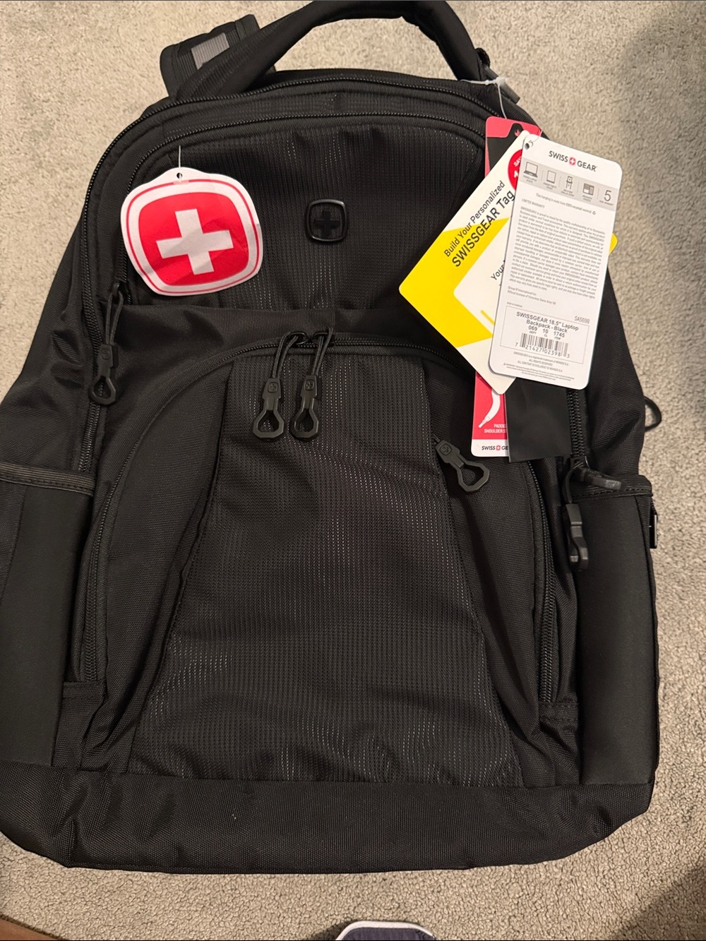 SwissGear 18.5” Laptop Black Backpack